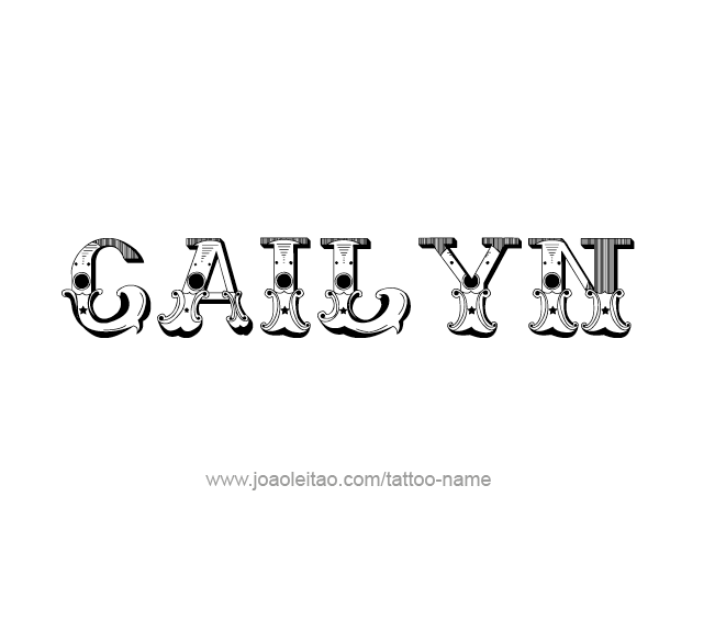 Tattoo Design Name Cailyn  