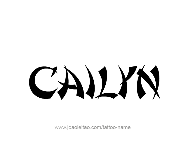 Tattoo Design Name Cailyn  