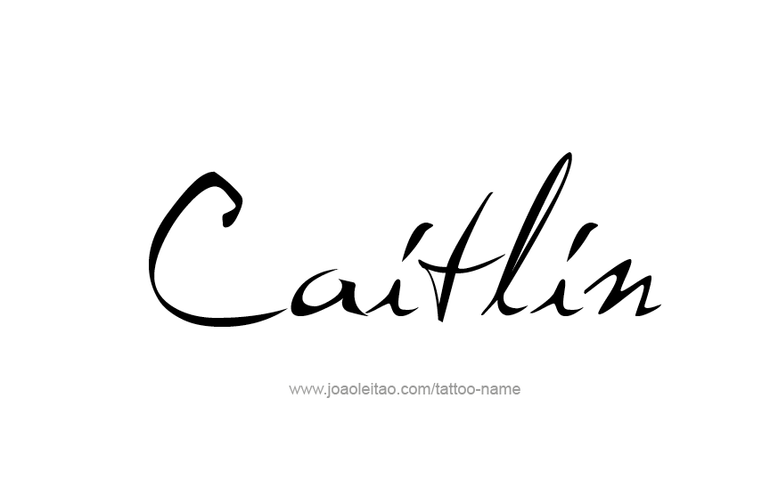 Tattoo Design Name Caitlin  