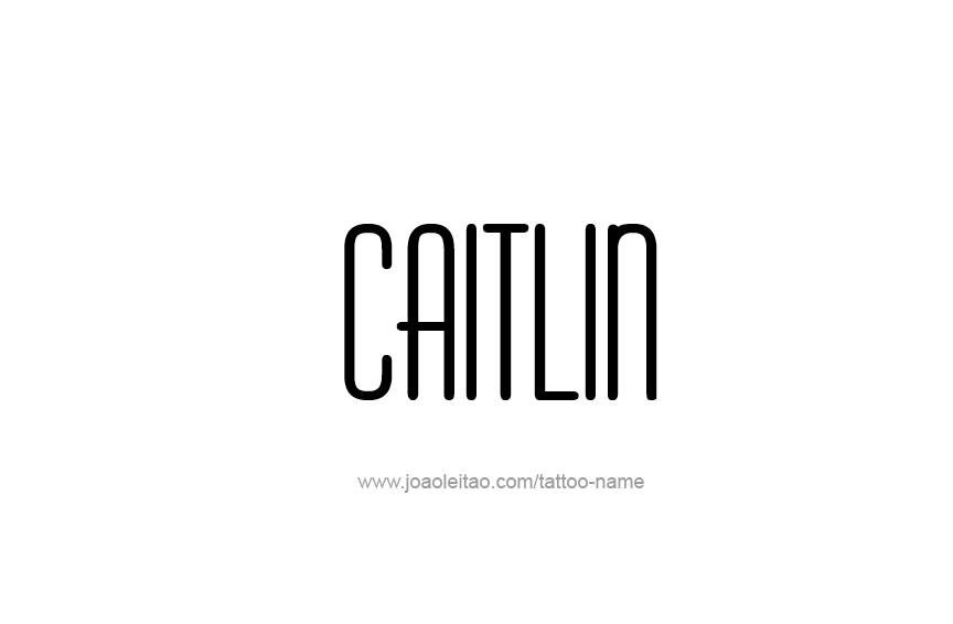 Tattoo Design Name Caitlin  