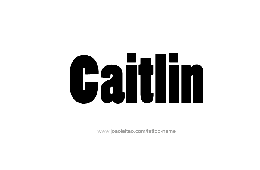 Tattoo Design Name Caitlin  