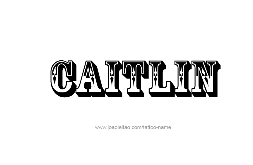 Tattoo Design Name Caitlin  