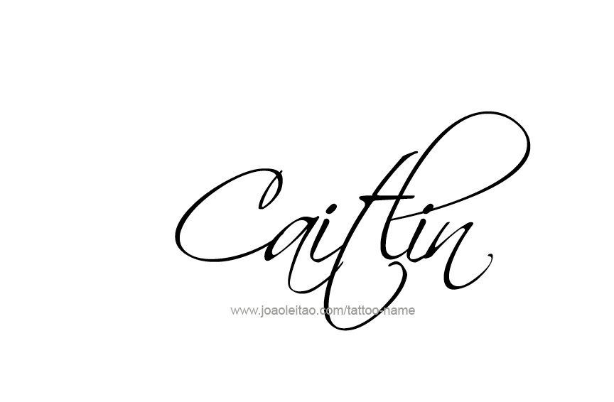 Tattoo Design Name Caitlin  