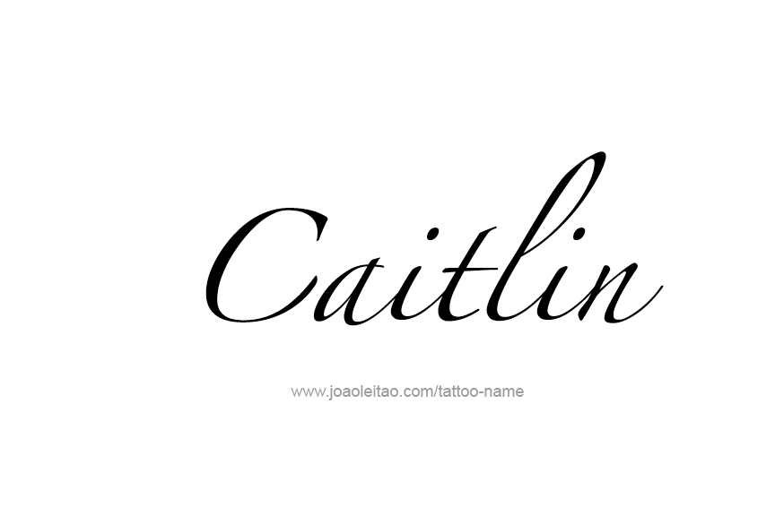 Tattoo Design Name Caitlin  