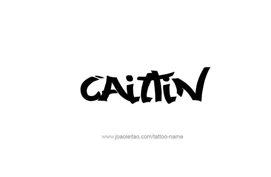 Tattoo Design Name Caitlin  