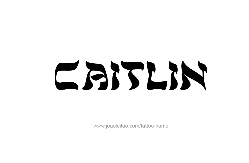 Tattoo Design Name Caitlin  