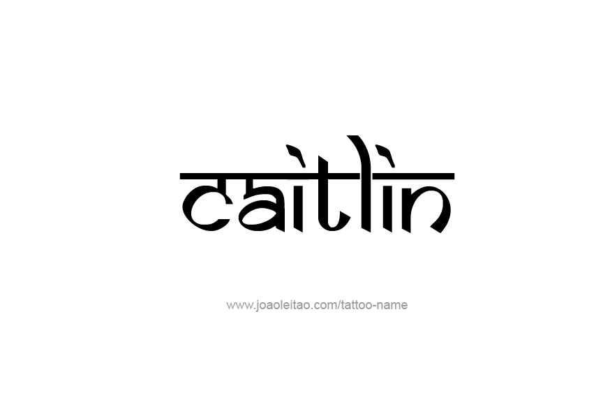 Tattoo Design Name Caitlin  