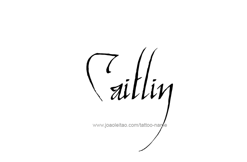 Tattoo Design Name Caitlin  