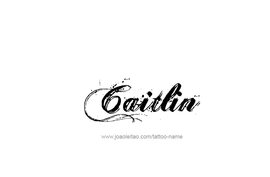 Tattoo Design Name Caitlin  