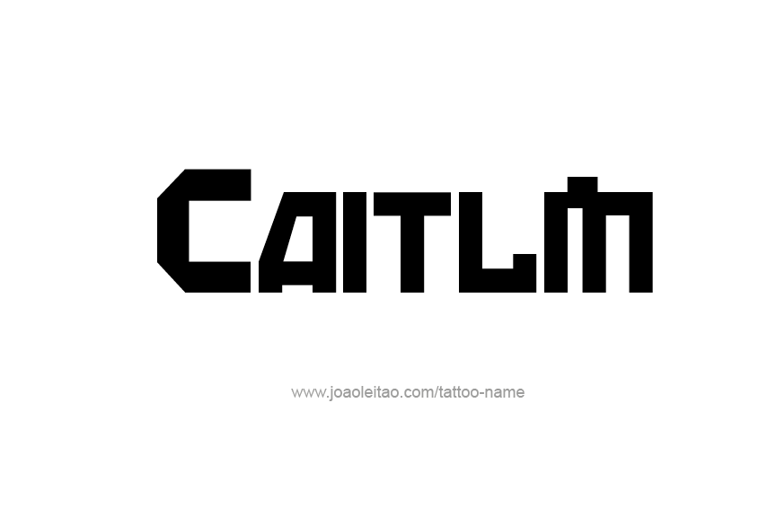 Tattoo Design Name Caitlin  