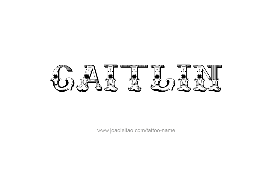 Tattoo Design Name Caitlin  