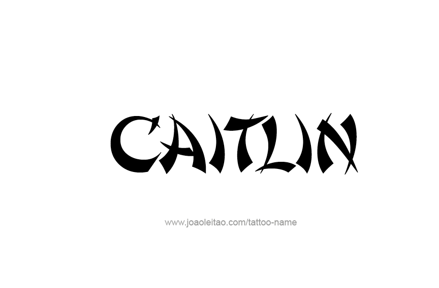 Tattoo Design Name Caitlin  