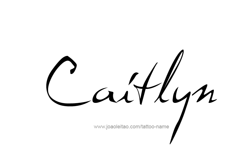 Tattoo Design Name Caitlyn  