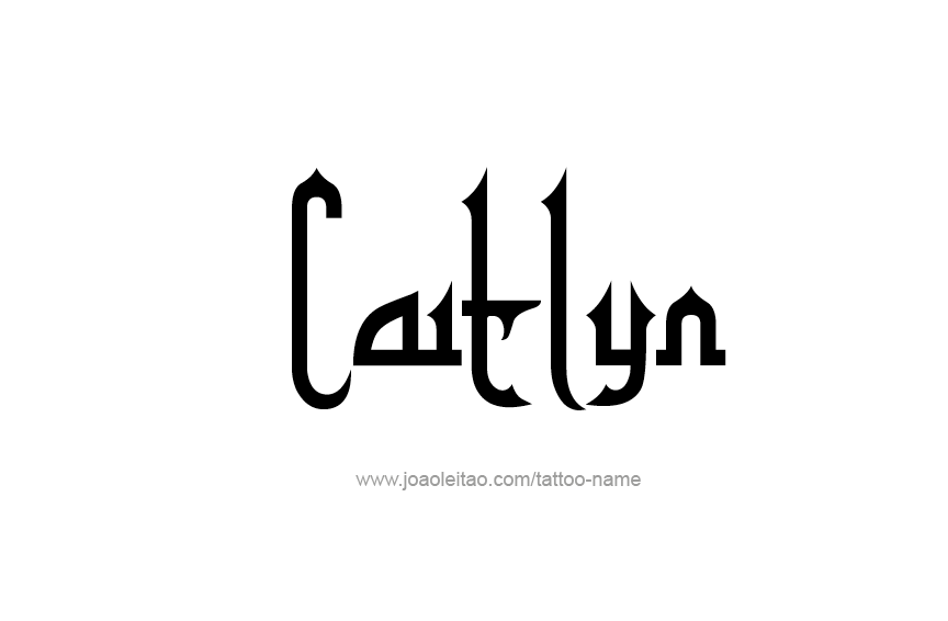 Tattoo Design Name Caitlyn  