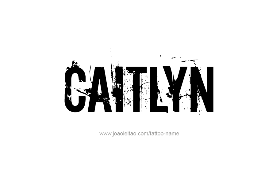 Tattoo Design Name Caitlyn  