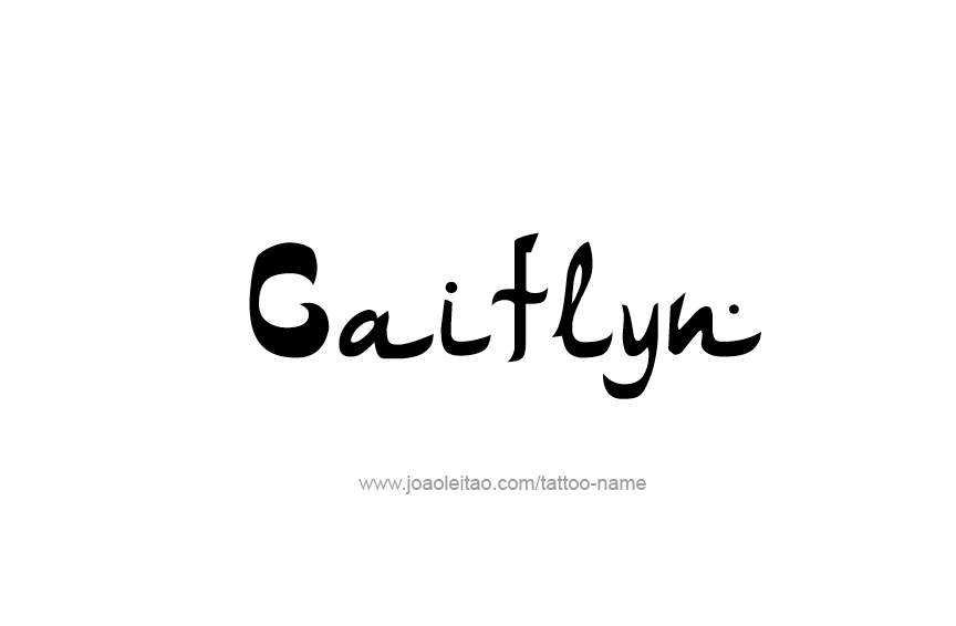 Tattoo Design Name Caitlyn  