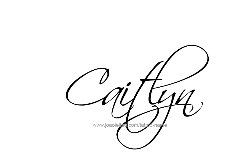 Tattoo Design Name Caitlyn  