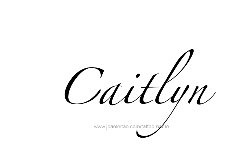 Tattoo Design Name Caitlyn  