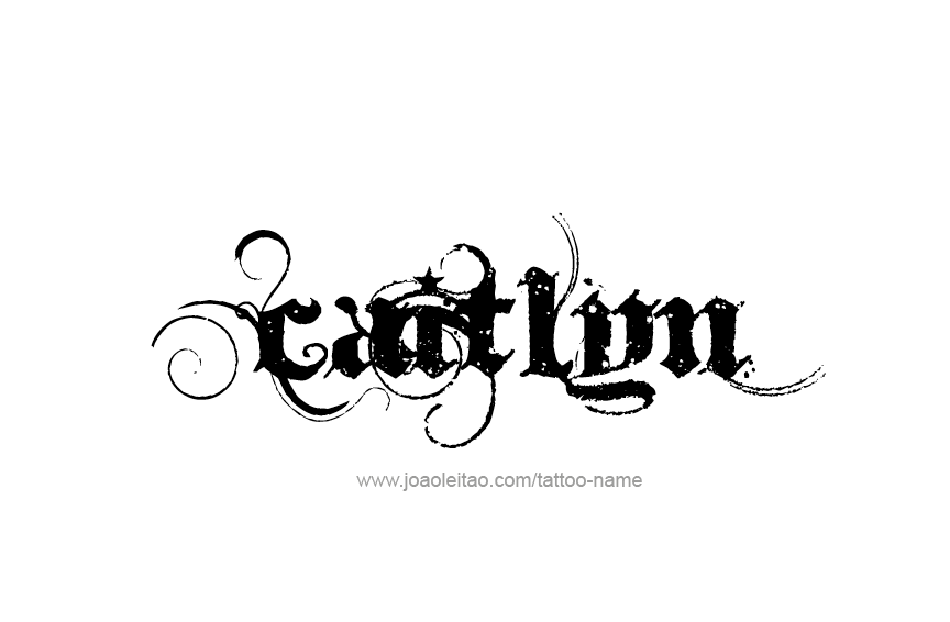 Tattoo Design Name Caitlyn  