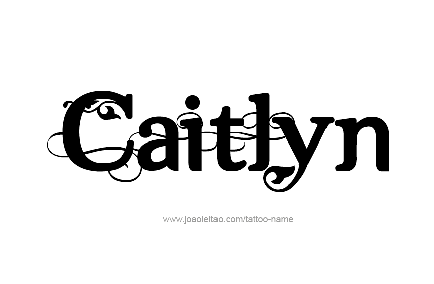 Tattoo Design Name Caitlyn  