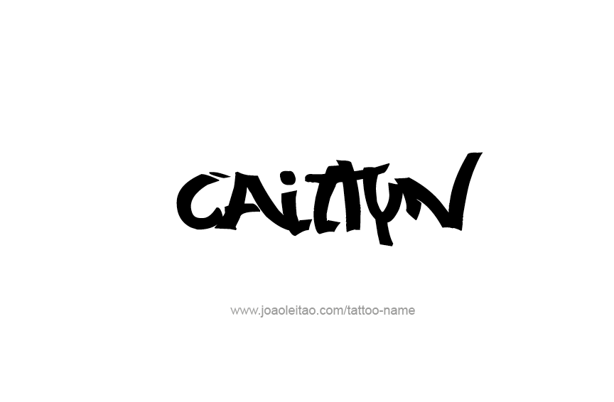 Tattoo Design Name Caitlyn  