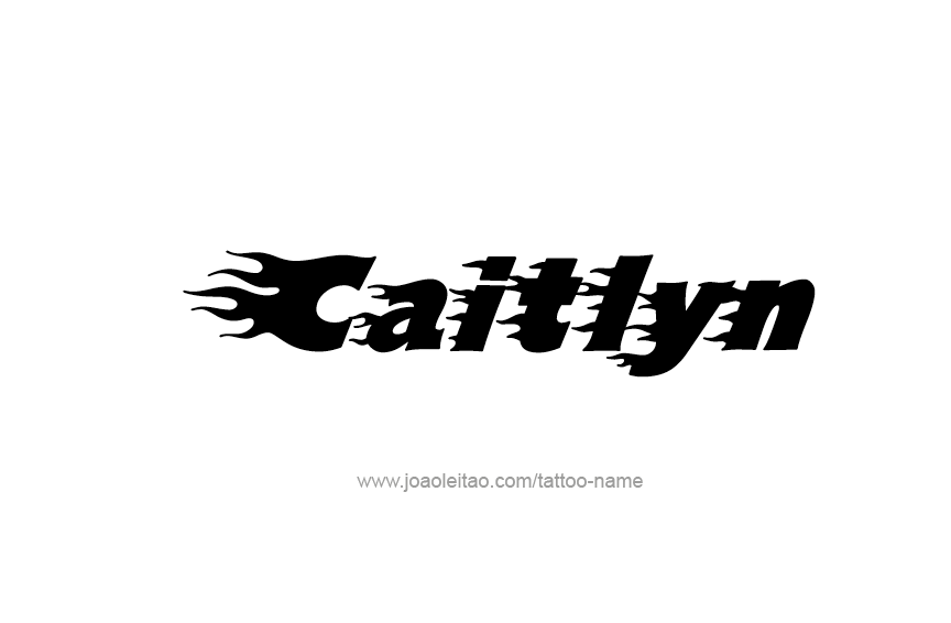 Tattoo Design Name Caitlyn  