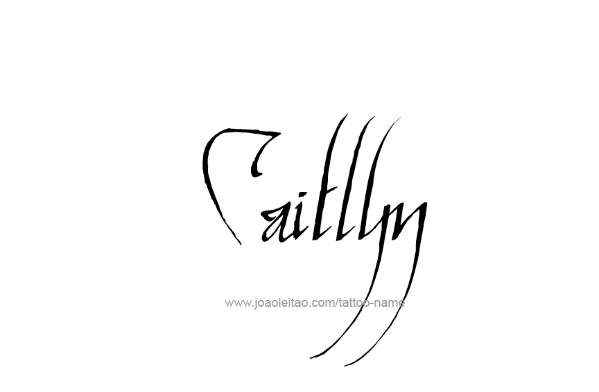 Tattoo Design Name Caitlyn  