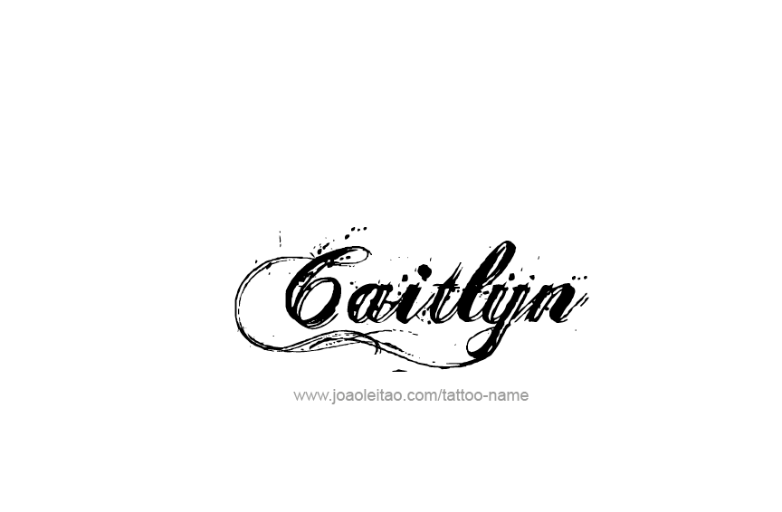 Tattoo Design Name Caitlyn  