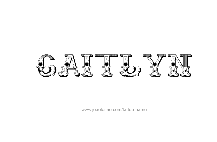 Tattoo Design Name Caitlyn  