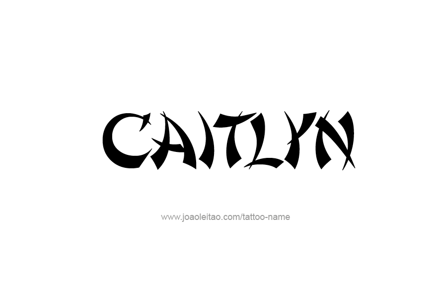 Tattoo Design Name Caitlyn  