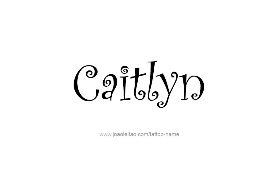 Tattoo Design Name Caitlyn  