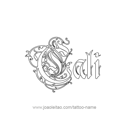 Tattoo Design Name Cali  