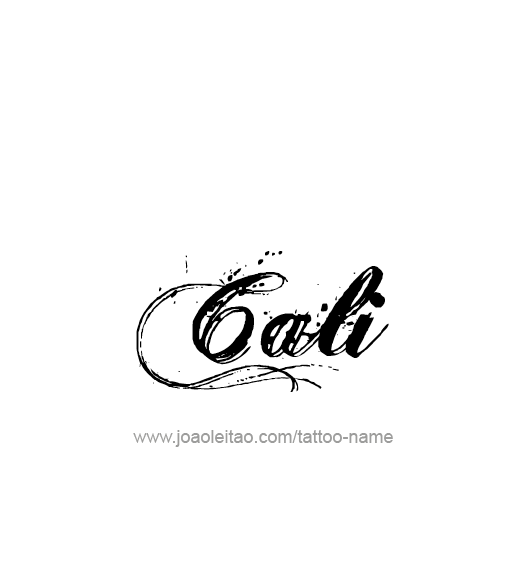 Tattoo Design Name Cali  