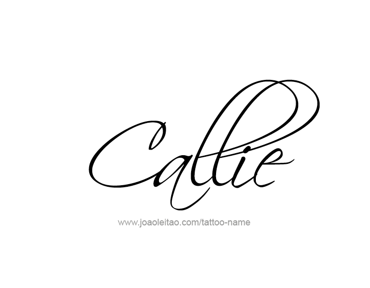 Tattoo Design Name Callie  