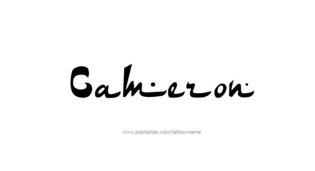 Tattoo Design Name Cameron  