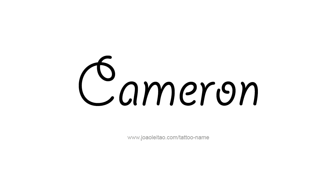 Tattoo Design Name Cameron  