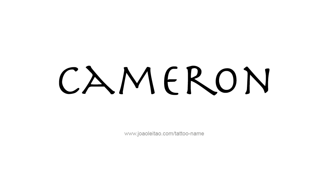 Tattoo Design Name Cameron  