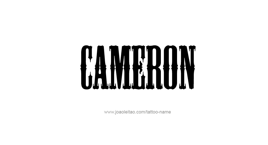 Tattoo Design Name Cameron  