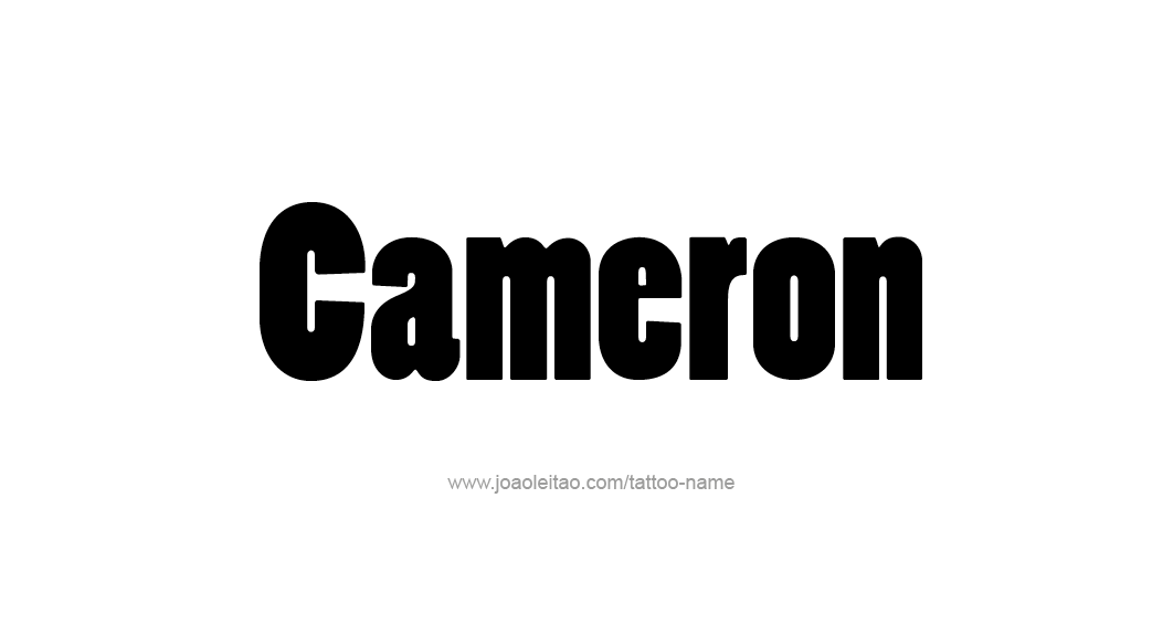 Tattoo Design Name Cameron  