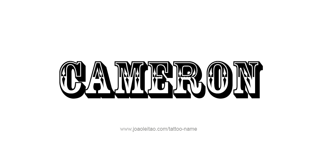 Tattoo Design Name Cameron  