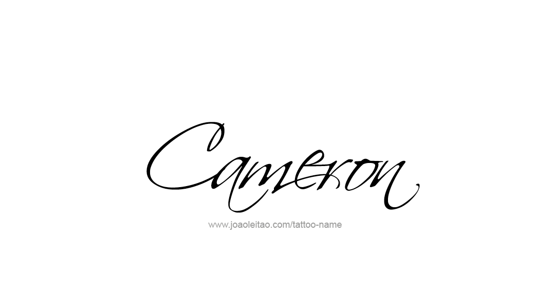 Tattoo Design Name Cameron  