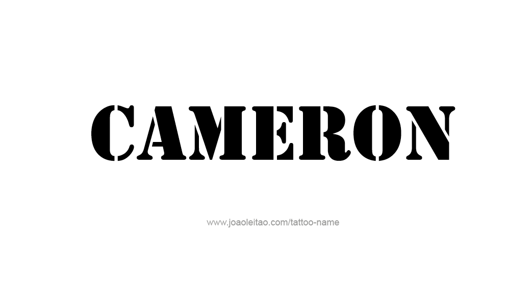 Tattoo Design Name Cameron  