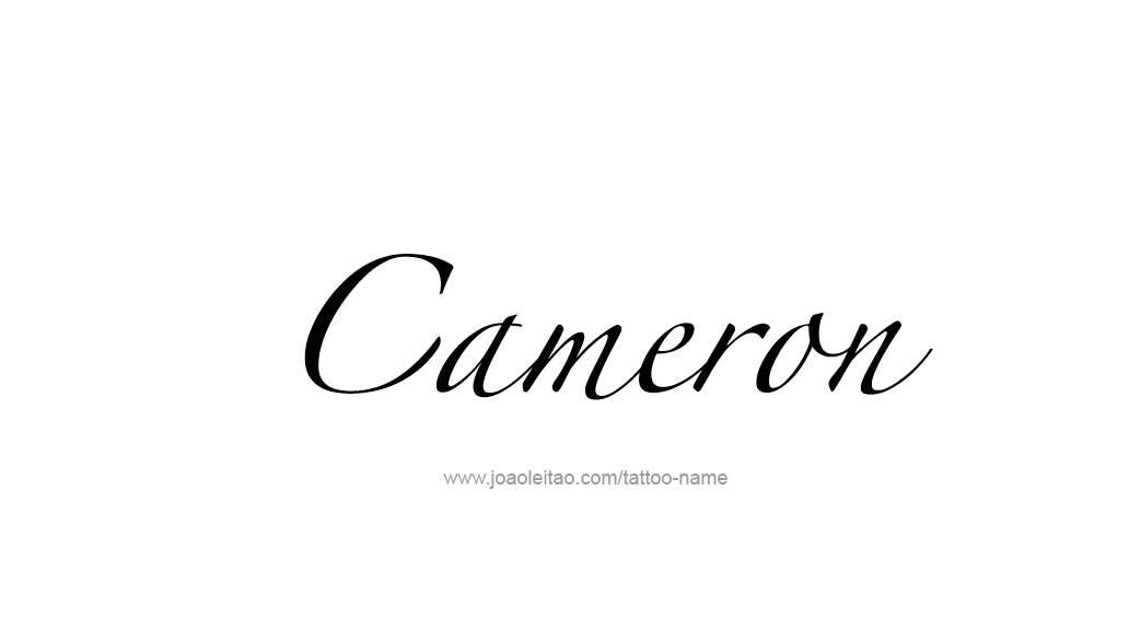 Tattoo Design Name Cameron  