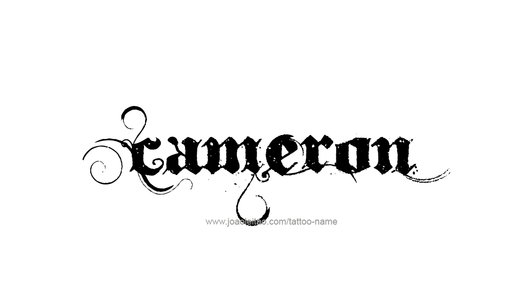 Tattoo Design Name Cameron  