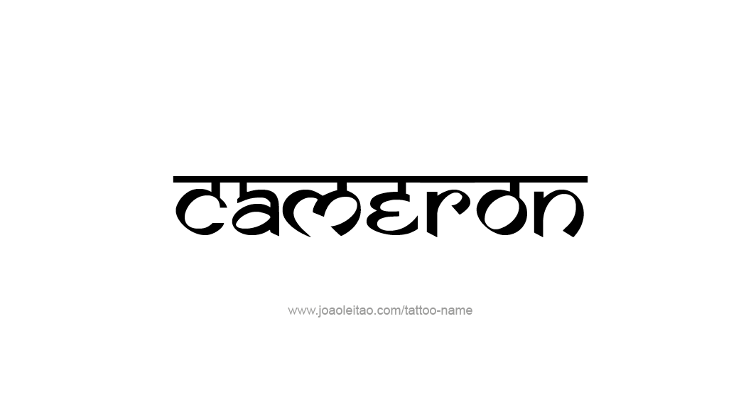 Tattoo Design Name Cameron  