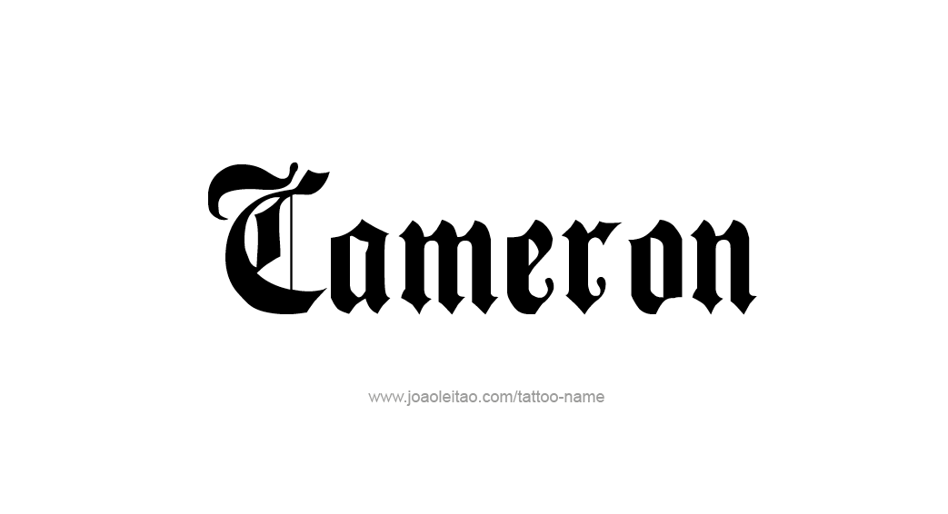 Tattoo Design Name Cameron  