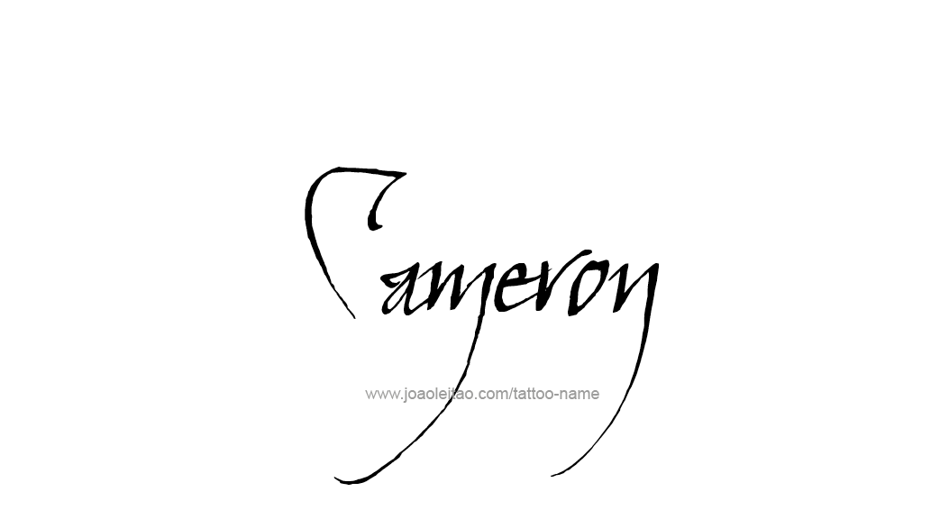 Tattoo Design Name Cameron  