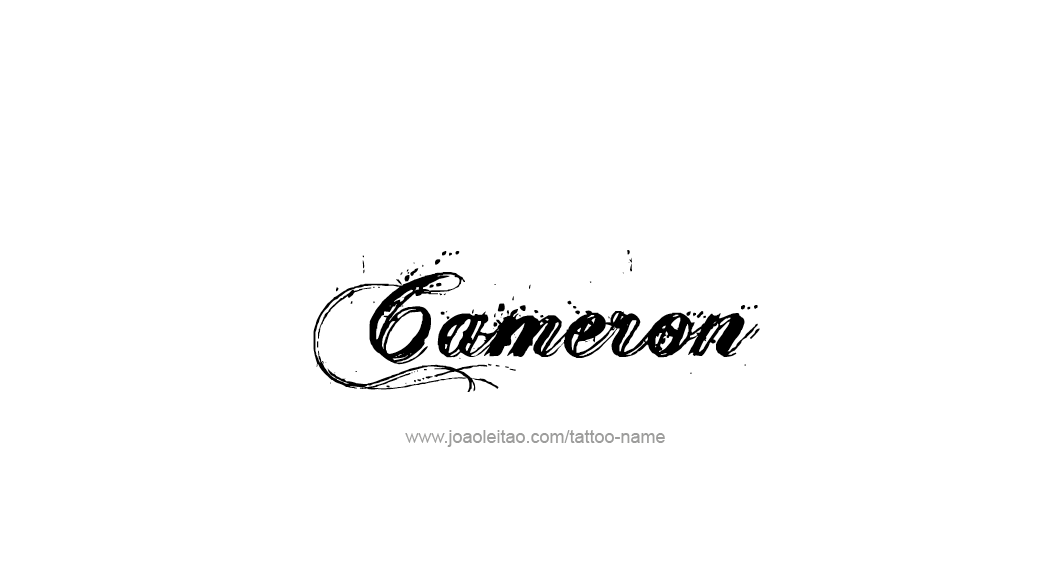 Tattoo Design Name Cameron  