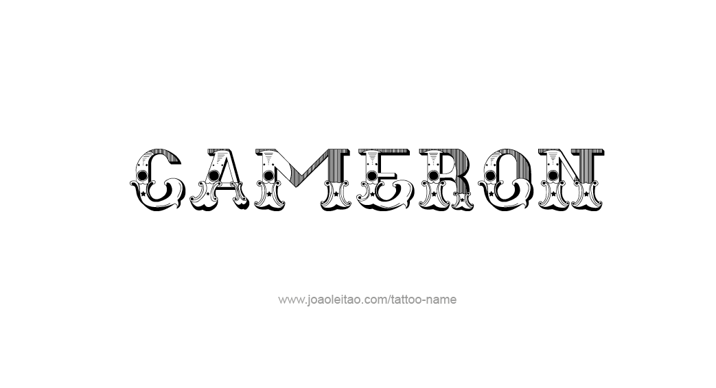 Tattoo Design Name Cameron  