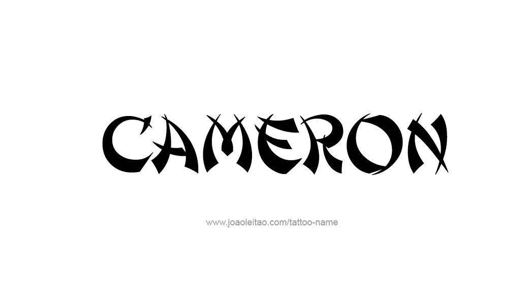 Tattoo Design Name Cameron  